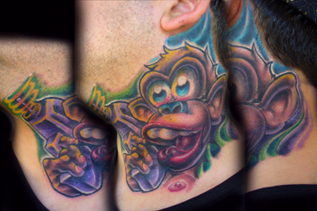Tattoos - Josh Woods - Monkey Ray Gun